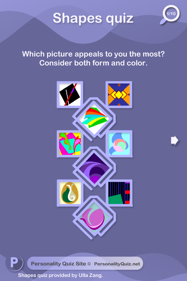 Shapes quiz: explore your personality through visual choices