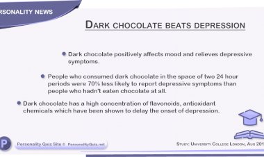 Dark chocolate beats depression